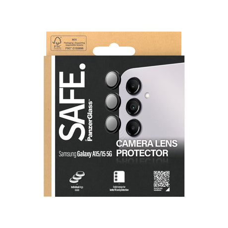 EAN 5711724956812 - PanzerGlass SAFE. by ® Camera Lens Protector Black Samsung Galaxy A15 | A15 5G Protector de pantalla 1 pi imagen 3