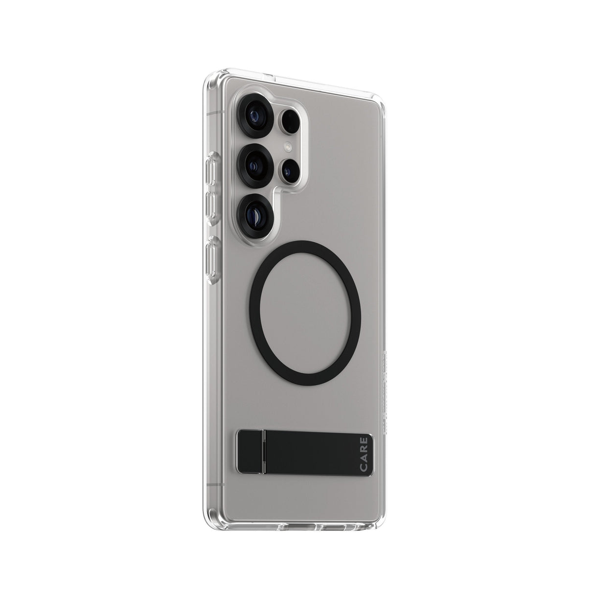 Care Feature Case Clear W. Kickstand & Qi Galaxy S25 Ultra