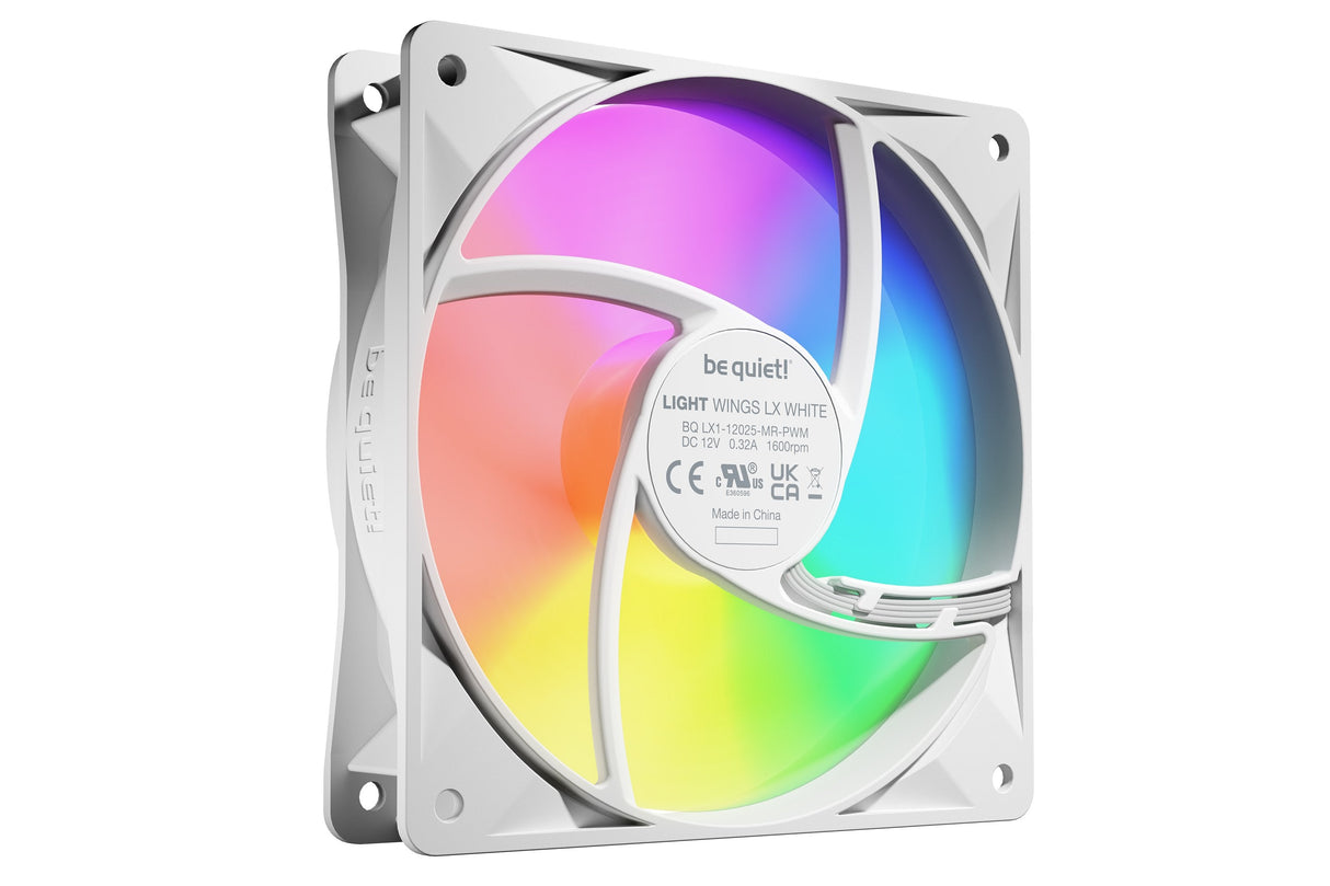 Ventilador Pc Be Quiet! Light Wings Lx 120mm Pwm Triple-Pack Blanco