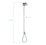 Tooq Cable De Seguridad Universal Con Llave Para Portatiles - Acero 4.5mm - Longitud 1.50m