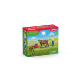 Schleich Figura De Minijuego De La Estación De Lavado De Vacas De Farm World 42529