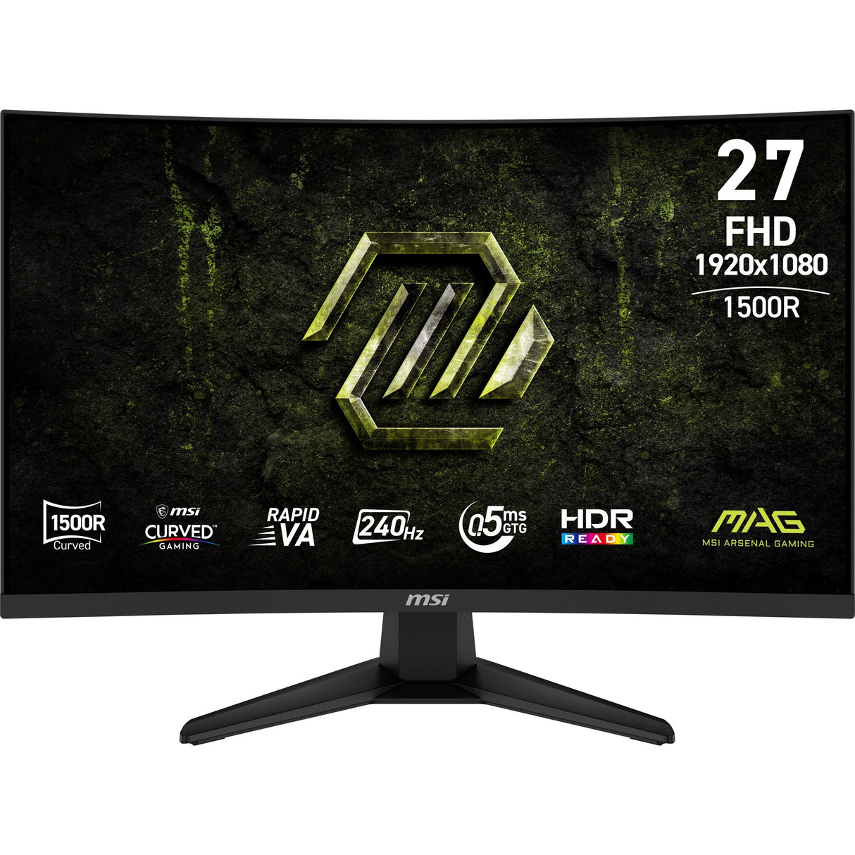 Monitor Msi  (27") 1920 X 1080 Pixel  9s6-3ce91h-012 16:9 Full Hd Rapid Va 0,5 Ms 240 Hz Hdr Displayport Hdmi Vesa