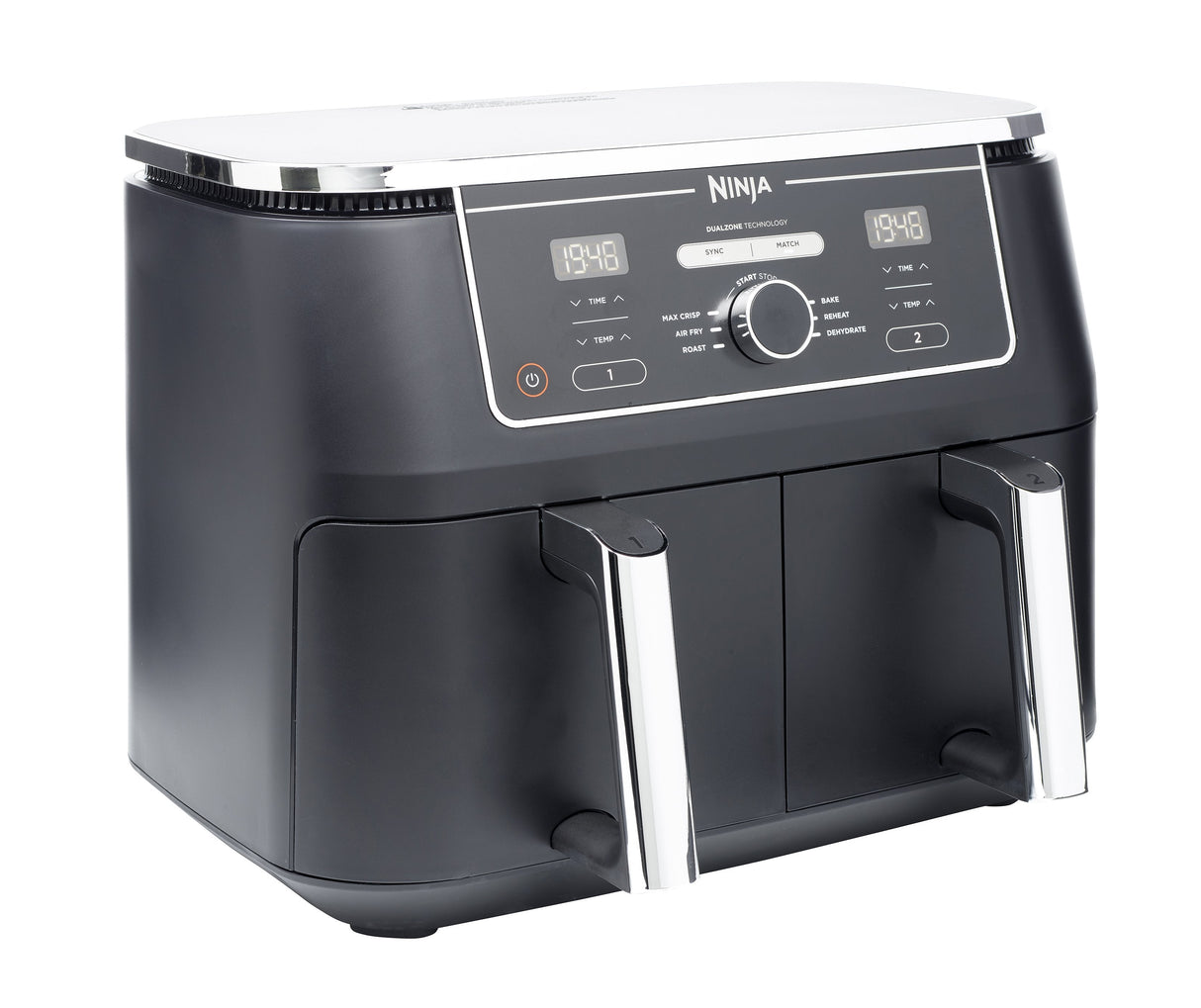 EAN 0622356245272 - Ninja AF400EU freidora Doble 9,5 L Independiente 2470 W Freidora de aire caliente Negro imagen 4
