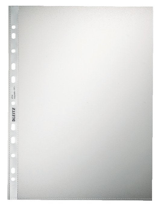 Leitz Fundas Para Documentos 4704 Din A4 Transparente Genarbt 0,10 Mm - 100 Unidades