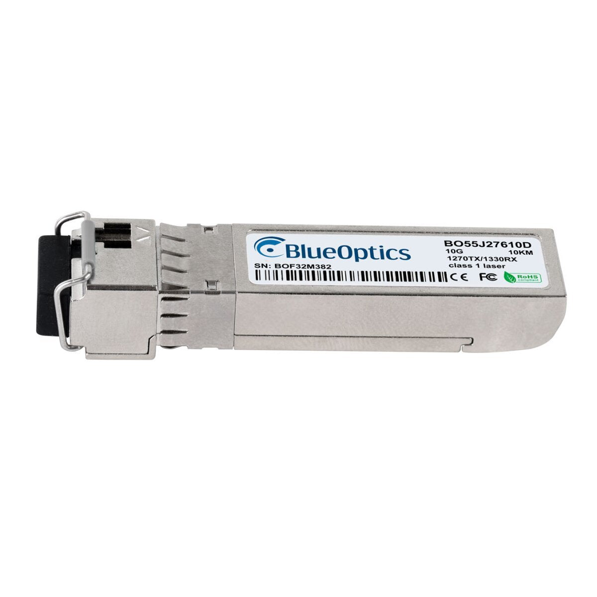 Blueoptics Mikrotik Sfp-10g-Bx-U Blueoptics Bo55j27610d Sfp+ Bidi Transceiver, Lc-Simplex, 10gbase-Bx-U, Singlemode Fiber, Tx1270nm/Rx1330nm, 10km