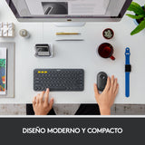 Ratón Inalámbrico Logitech Pebble M350 Grafito 910-005718