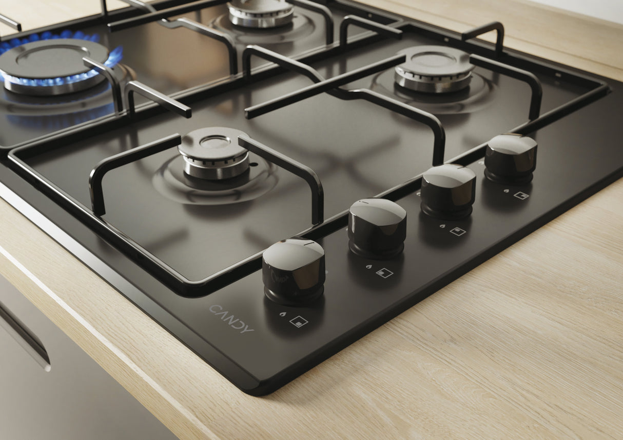 EAN 8016361966932 - Candy Idea CHW6LBB Negro Integrado 60 cm Encimera de gas 4 zona(s) imagen 5