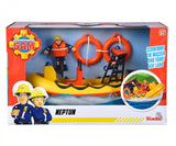 Simba Bombero Sam Neptuno Barco Con Figura, Vehículo De Juguete 109252571