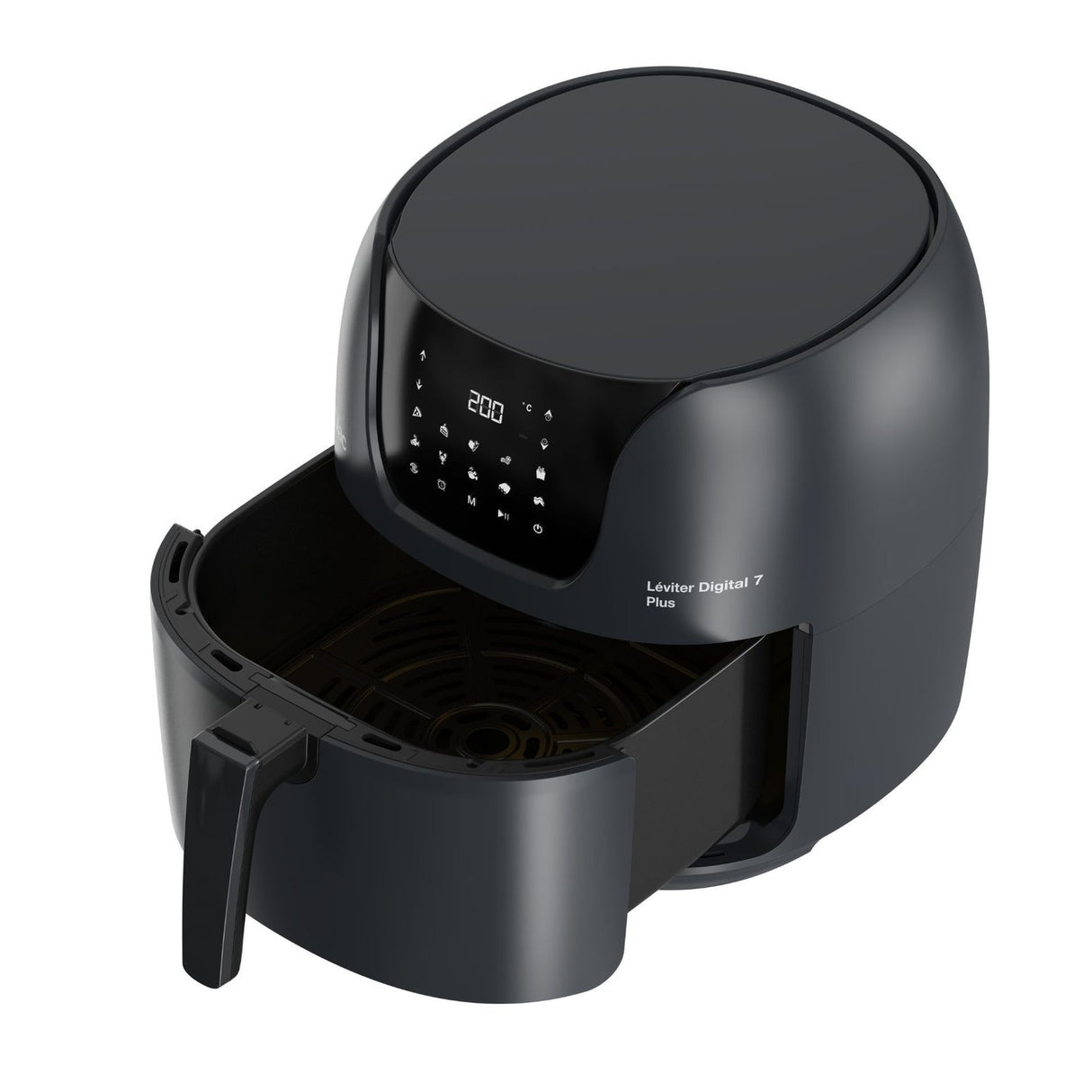 Freidora De Aire Solac S97203700 Fa1800 7,4l 1800w Negro Léviter Digital 7 Plus