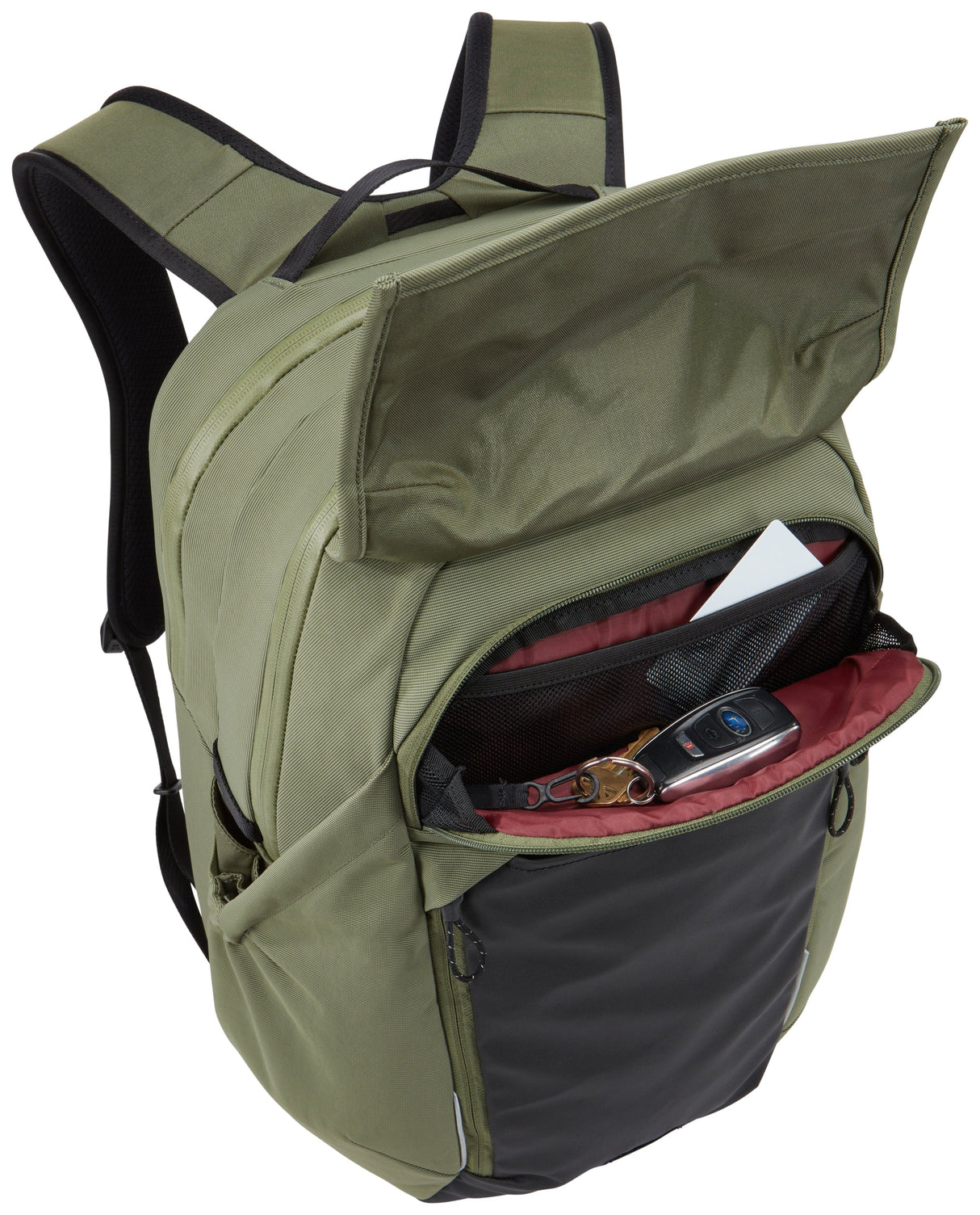 Mochila Thule Paramount Tpcb127 - Olivine Informal Oliva Nylon