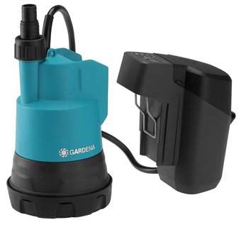 Gardena 14600-20 Batería Bomba Sumergible Agua Limpia 2000/2 18v P4a Set