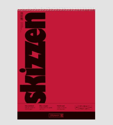 Brunnen Skizzenblock Din A3