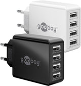 EAN 4040849449628 - Goobay 44962 cargador de dispositivo móvil Universal Blanco Corriente alterna Interior imagen 2