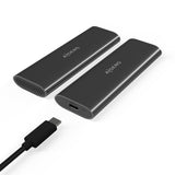 Aisens Caja Externa Para Disco Ssd M.2 Sata Nvme Usb 3.1  Sin Tornillos Asm2-015gr