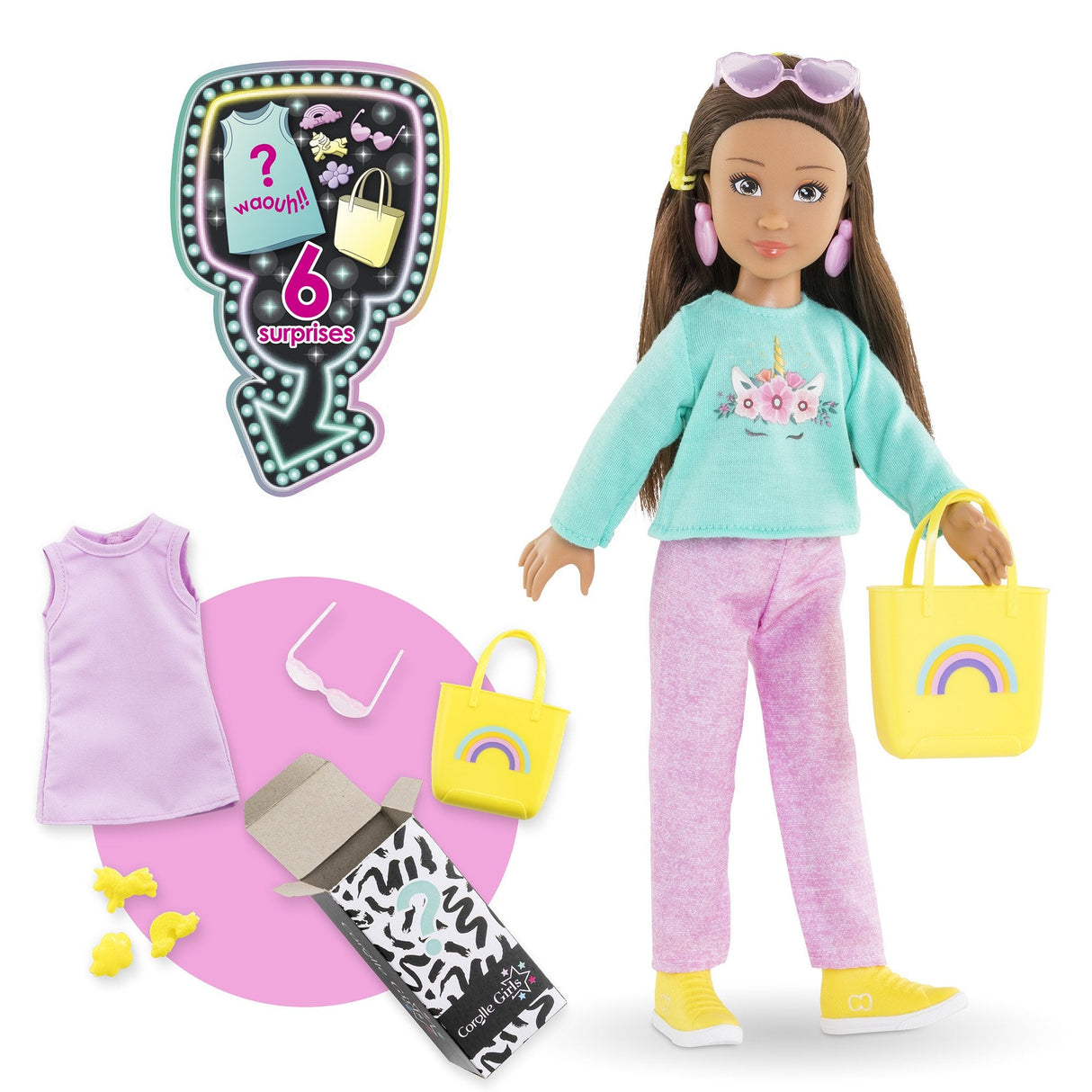 Muñeca Simba Corolle Girls - Luna Shopping Sorpresa, 9000600090