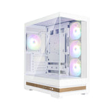 Caja Pc Zalman P40 Namu Atx 4 Xvent 120mm Argb 2xusb 3.0 Blanco S/N Fuente