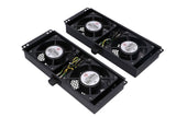 Extralink Ventilador Para Armarios De Pie, 2m Cable Con Eu Enchufe