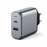 Satechi 30w Dual Port Wall Charger Space Gray