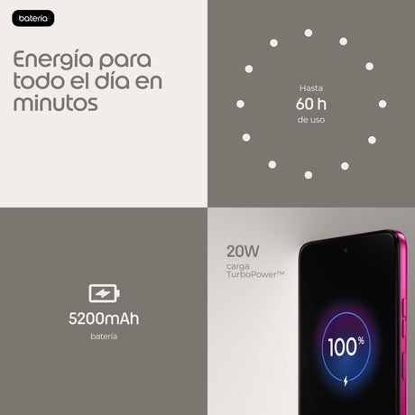 EAN 0840493620510 - Motorola moto g47 16,9 cm (6.67") SIM doble Android 16.0 5G USB Tipo C 8 GB 128 GB 5200 mAh Rosa imagen 11