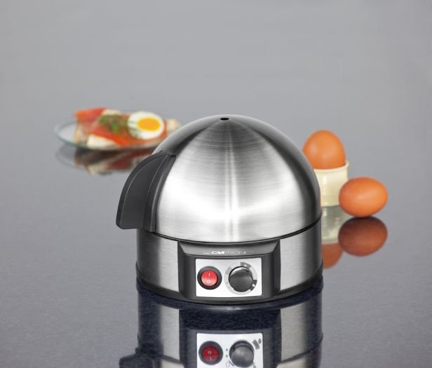 EAN 4006160631180 - Clatronic EK 3321 7 huevos 400 W Negro, Acero inoxidable imagen 2