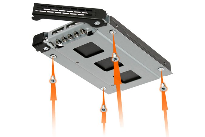 Icy Dock Mb411spo-B  6,3cm Sata / Sas Hdd & Ssd -> Slim Odd / Fdd