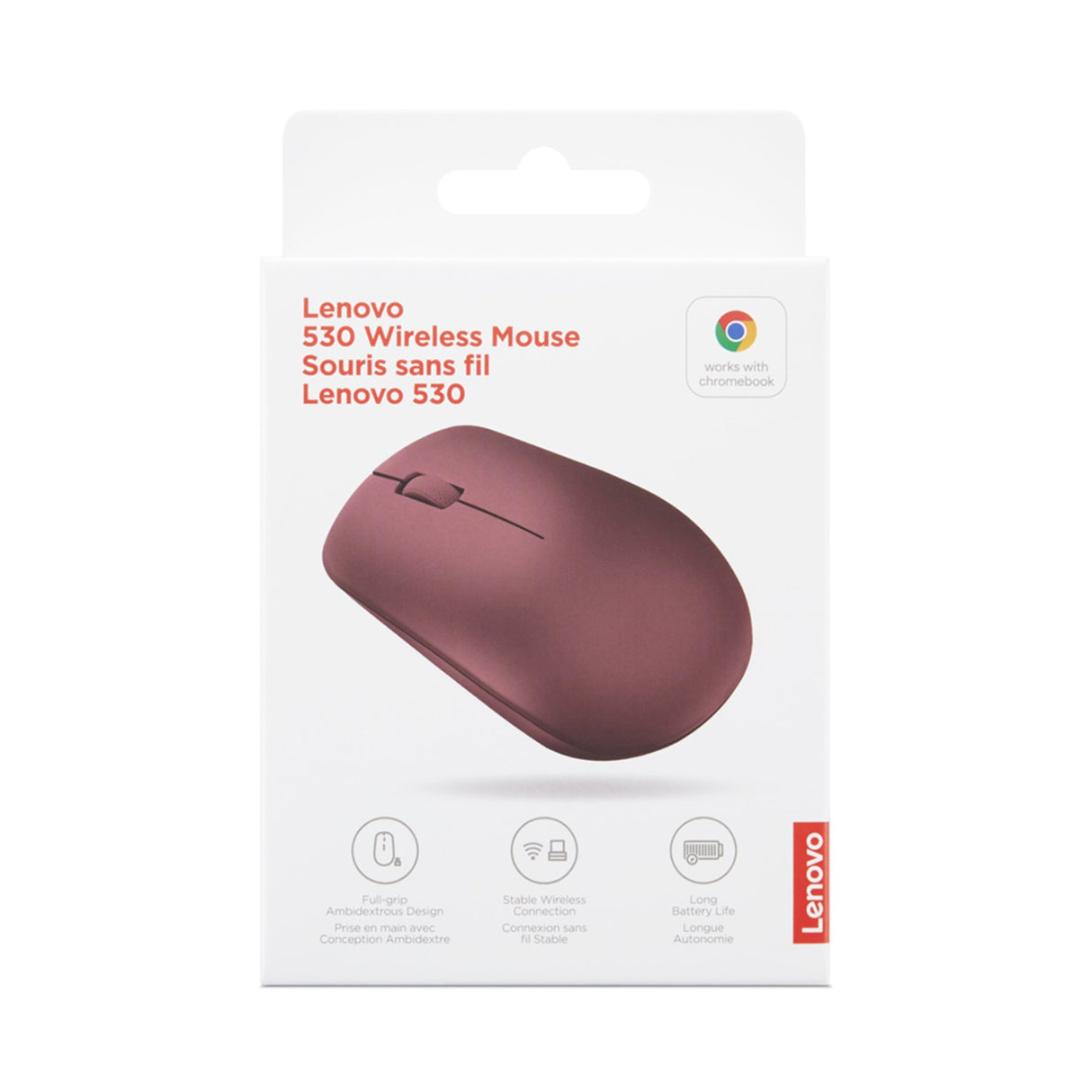 EAN 0195042086287 - Lenovo 530 ratón Oficina Ambidextro RF inalámbrico Óptico 1200 DPI imagen 5