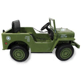 Jamara Ride-On Jeep Willys Base Army Verde 3+
