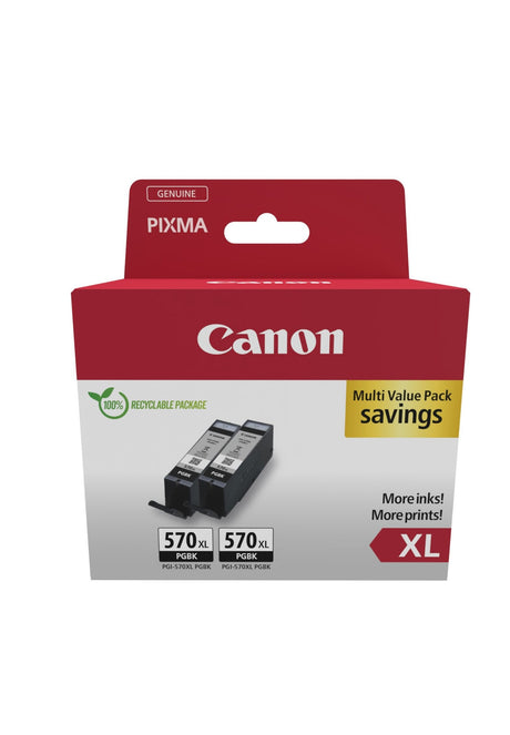 EAN 8714574679365 - Canon 0318C010 cartucho de tinta 2 pieza(s) Original Alto rendimiento (XL) Negro imagen 1