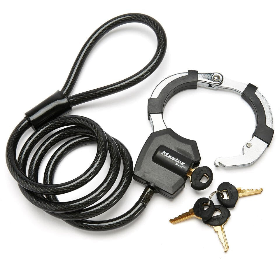 Master Lock Street Cuff Negro 1000 Mm Cable Antirrobo