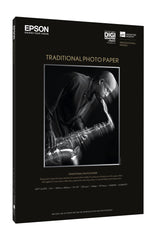 Original Epson Papel Inkjet Fotografico Traditional A4 25 Hojas Spro/3800/4000/4400/4450/4800/4880