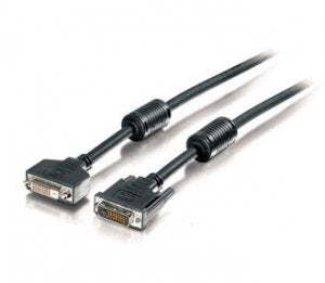 Cable Alargo Dvi Equip Dual Link  Macho - Hembra 3m Con Ferritas 118973