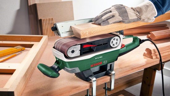 Lijadora De Banda Bosch Bricolaje Y Jardín Pbs 75 Ae Verde, 750 W, Maletín 06032a1100