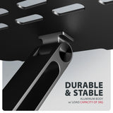 EAN 8595247909183 - Axagon STND-LQB Laptop-Ständer, Doppelgelenk, höhenverstellbar, faltbar Soporte para ordenador portátil y imagen 8