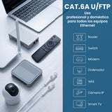 EAN 5906168638961 - Extralink Kat.6A U/FTP 0.5m 1Gbps Biały | Patchcord LAN | Miedź Kabel sieciowy skrętka, łamana końcówka ( imagen 17