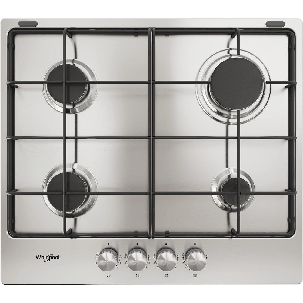Whirlpool Tgml 650 Ix Hobs Plata Integrado Encimera De Gas 4 Zona(S)