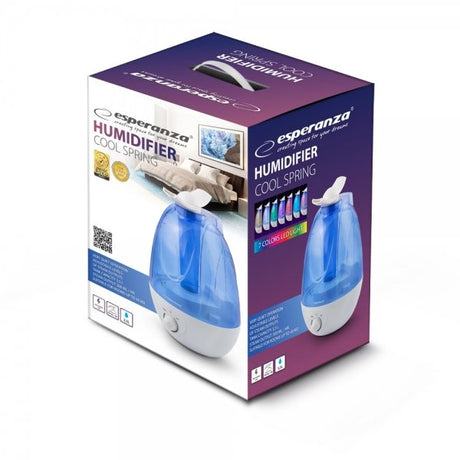 EAN 5901299917251 - Esperanza EHA003 humidificador Vapor 3,5 L Azul, Blanco 25 W imagen 2