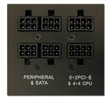 EAN 4260070124969 - LC-Power LC6460GP4 V2.4 unidad de fuente de alimentación 460 W 20+4 pin ATX ATX Negro imagen 4