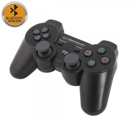 EAN 5901299947296 - Esperanza EGG109K mando y volante Negro Bluetooth Palanca de mando Analógico Playstation 3 imagen 1