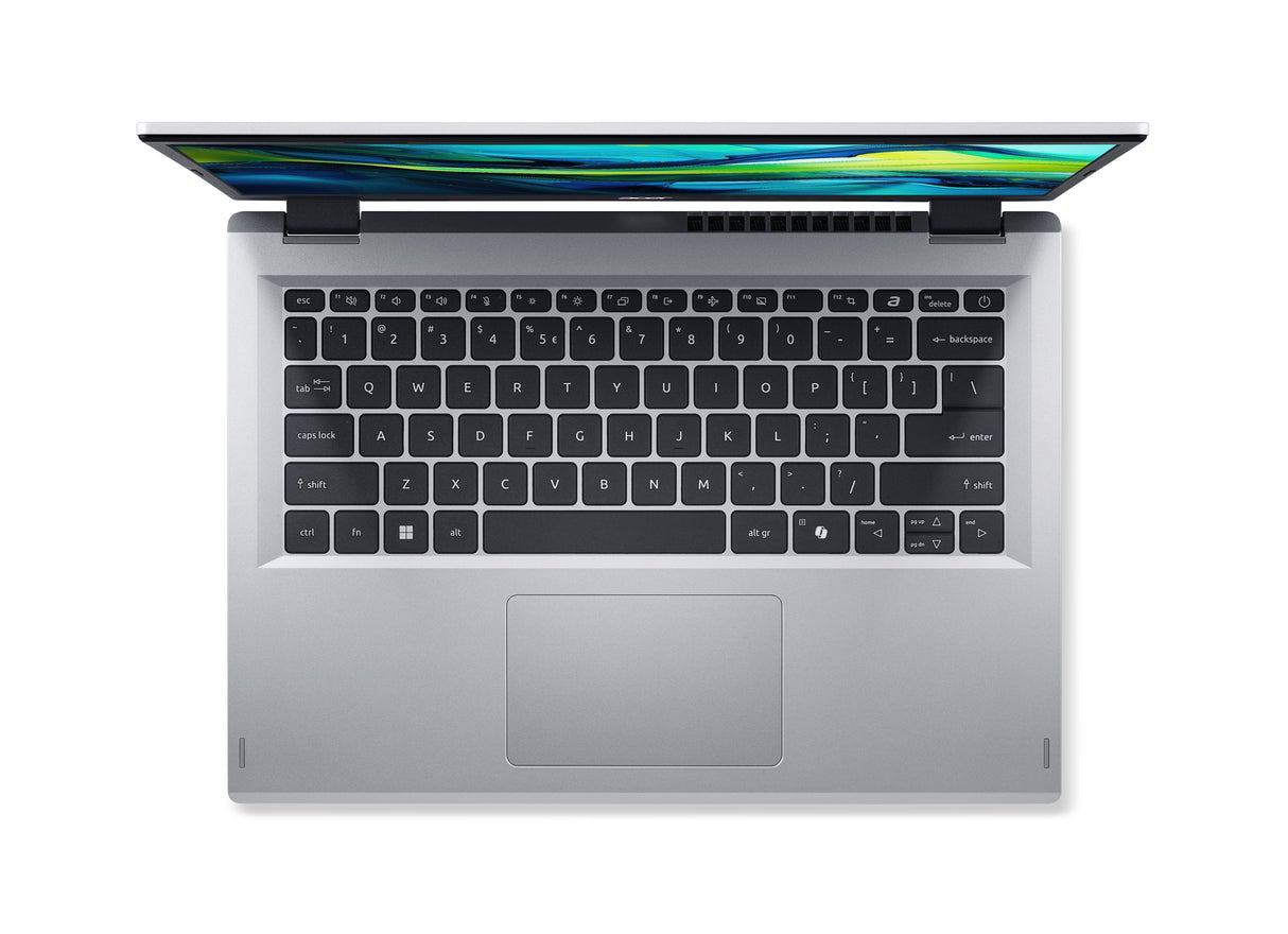 Acer Aspire Ag14-32p-328w Intel Core 3 N355 Ordenador Portátil 35,6 Cm (14) Wuxga 8 Go Ddr5-Sdram 512 Go Ssd Wi-Fi 6 (802.11ax) Windows 11 Home Plateado