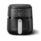 EAN 8720389034770 - Philips 2000 series NA221/00 freidora Sencillo Independiente 1500 W Freidora de aire caliente Negro, Plat imagen 5