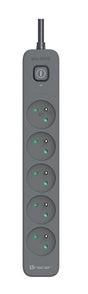EAN 5907512868928 - Tracer Power Line+ base múltiple 1,8 m 5 salidas AC Interior Grafito imagen 1