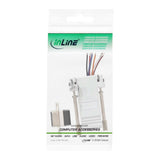 Adaptador Inline Db9 Hembra A Rj45 8p8c Hembra Carcasa Metal