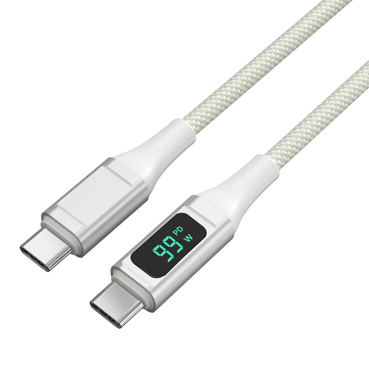 4smarts Cable Usb-C -> Usb-C Digitcord 100w 1,5m Blanco