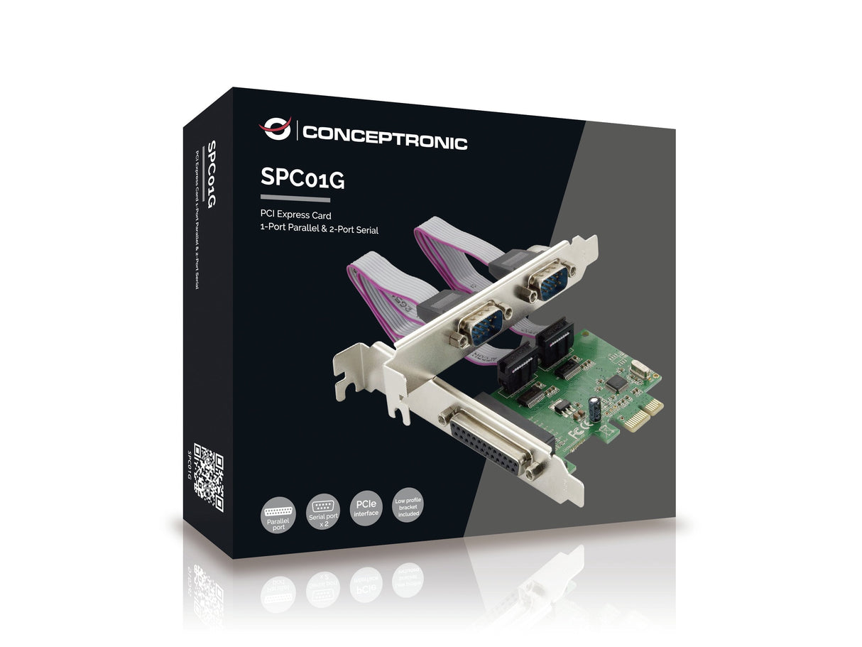 EAN 4015867207604 - Conceptronic SPC01G tarjeta y adaptador de interfaz Interno Paralelo, RS-232 imagen 3