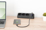 EAN 4016032502081 - Digitus DA-70625 base múltiple 1,5 m 3 salidas AC Interior Negro imagen 3