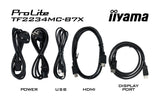 EAN 4948570118366 - iiyama ProLite TF2234MC-B7X pantalla para PC 54,6 cm (21.5") 1920 x 1080 Pixeles Full HD LED Pantalla tác imagen 11