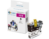 G&G Tintencartucho Compatible Brother Lc-123bk Negro