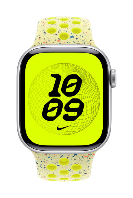 EAN 0195950647655 - Apple MGA94ZM/A Accesorios para dispositivos vestibles inteligentes Grupo de rock Amarillo Aluminio, Fluo imagen 1