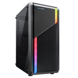 Caja  Atx Deep Gaming A230 Rgb 13 Modos  Usb 3.0 Negra Dg-Cha-A230-0