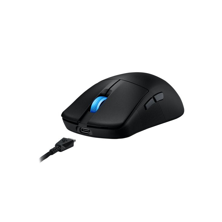 Mini Ratón  Asus Rog Harpe Ace  Juego Ambidextro Rf Wireless + Bluetooth + Usb Type-C Óptico 42000 Dpi